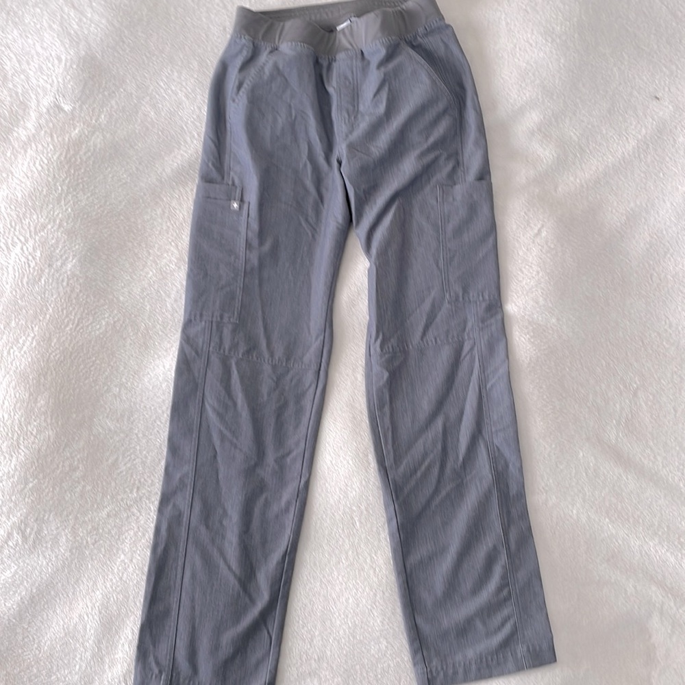 Figs Axim Cargo Scrub Pants - Grey - S